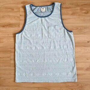 Vans Blue and white tank top #Mens Size XL